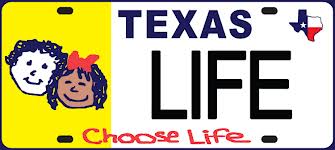 "Choose Life" license plate