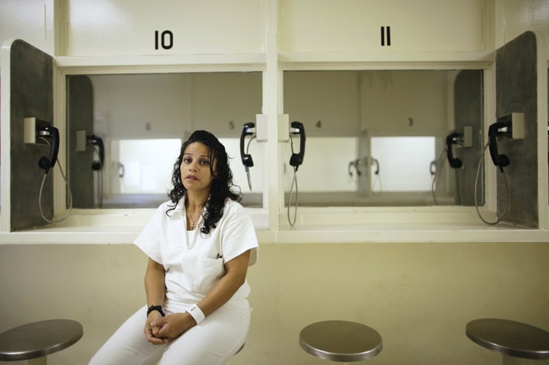 Elizabeth Ramirez served her sentence at the Hobby Unit in Marlin, where she worked at the prison’s print shop.