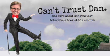 The header from Lt. Gov. David Dewhurst's new attack site