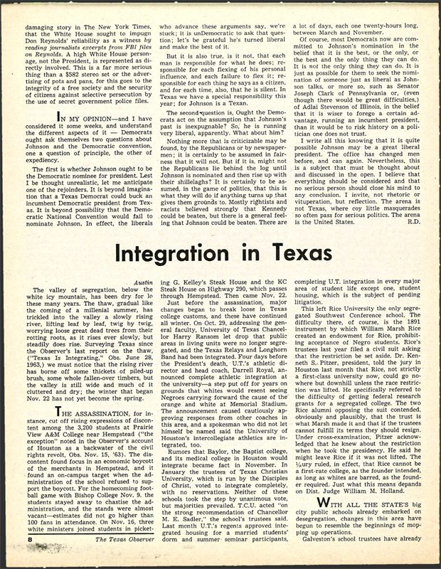 From the Archives: LBJ, Civil Rights and the Long March Forward - The ...
