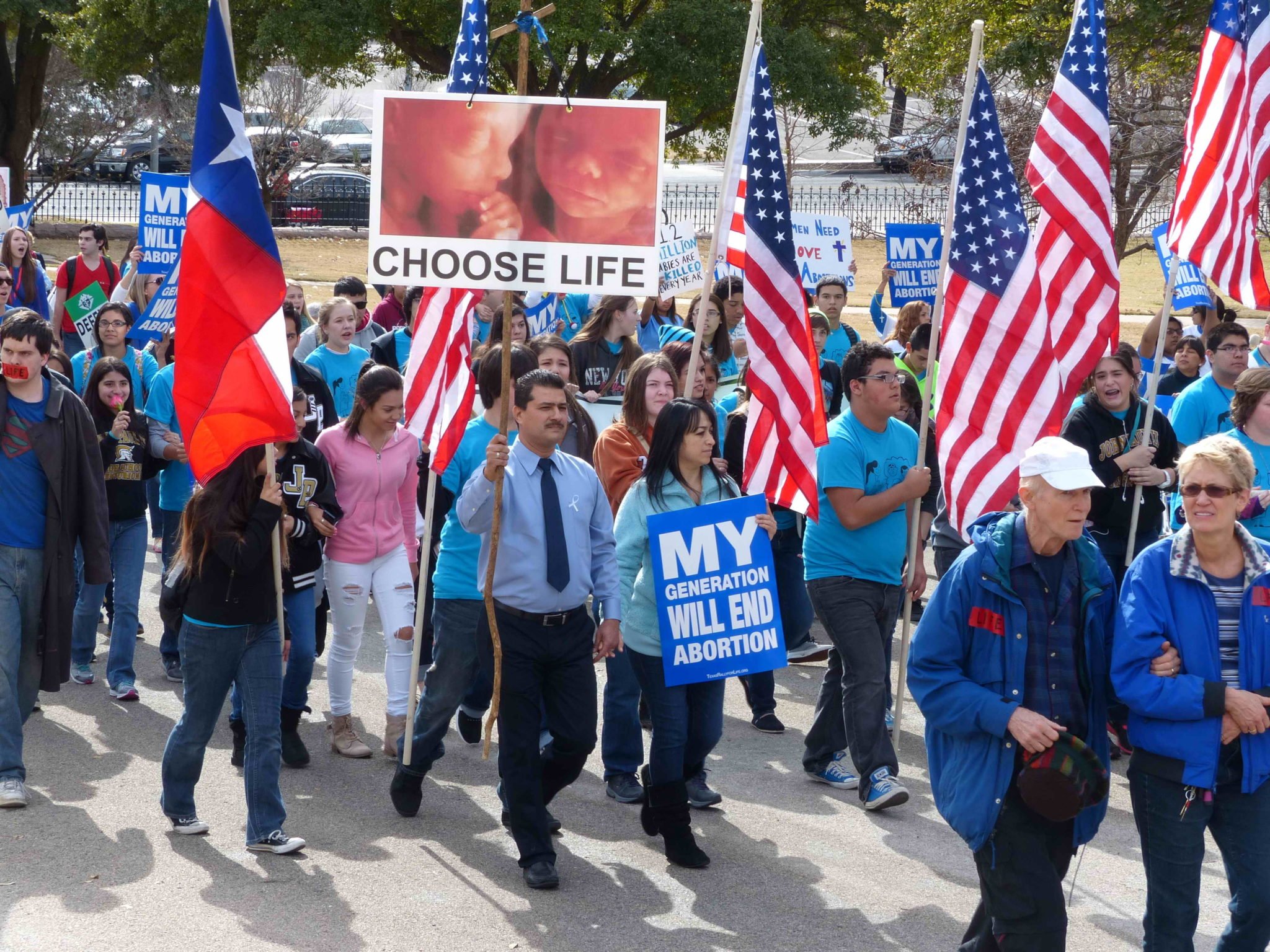 Rally at the Capital marking anniversary of Roe v. Wade, January 25, 2014