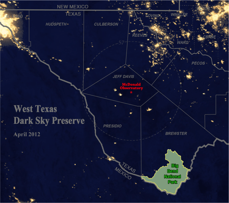 The dark skies of McDonald Observatory are threatened by nearby oil and gas activity.