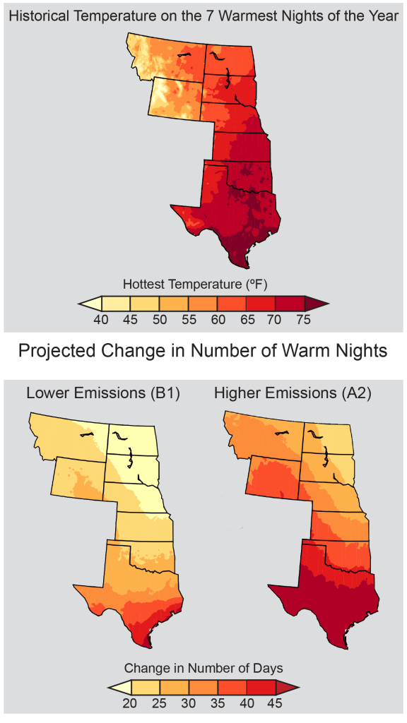 climate GP_warm_nights_projected_V4