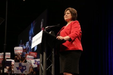 State Sen. Leticia Van de Putte speaks at the 2014 Democratic state convention in Dallas.