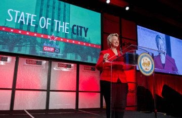Houston mayor Annise Parker announced the Equal Rights Ordinance (HERO) in April 2014. After a bumpy road to the ballot, HERO will come up for a vote Tuesday.
