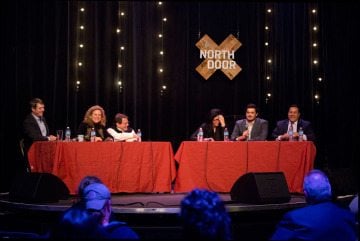 The Observer's Forrest Wilder moderates a conversation with political reporter Christopher Hooks, Texas Monthly senior editor Erica Grieder, Quorum Report's Harvey Kronberg, state Rep. Jason Villalba (R-Dallas), and state Rep. Donna Howard (D-Austin).