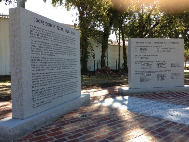 The Great Hanging Memorial in Gainesville