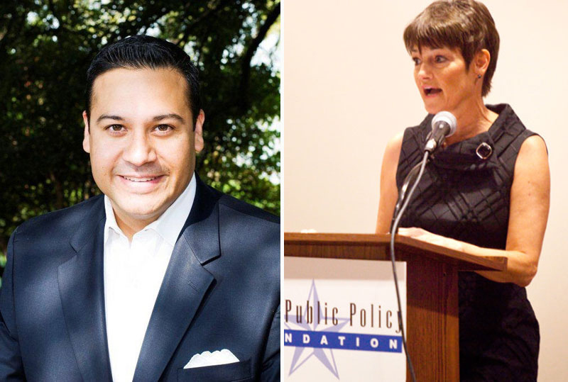 State Re.p Jason Villalba (R-Dallas) and state Sen. Donna Campbell (R-New Braunfels)