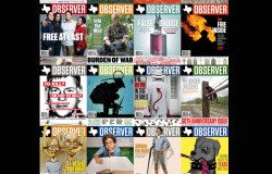 A compilation of every Texas Observer cover from 2014