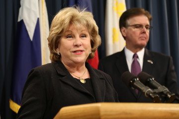 Sen. Jane Nelson and Lt. Governor Dan Patrick