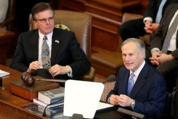 Greg Abbott and Dan Patrick