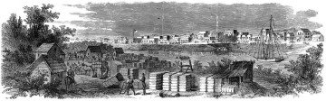 Brownsville occupied by the Union army under General Nathaniel Prentice Banks, November 1863.