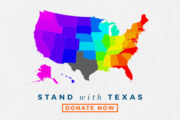 Stand with Texas Map 