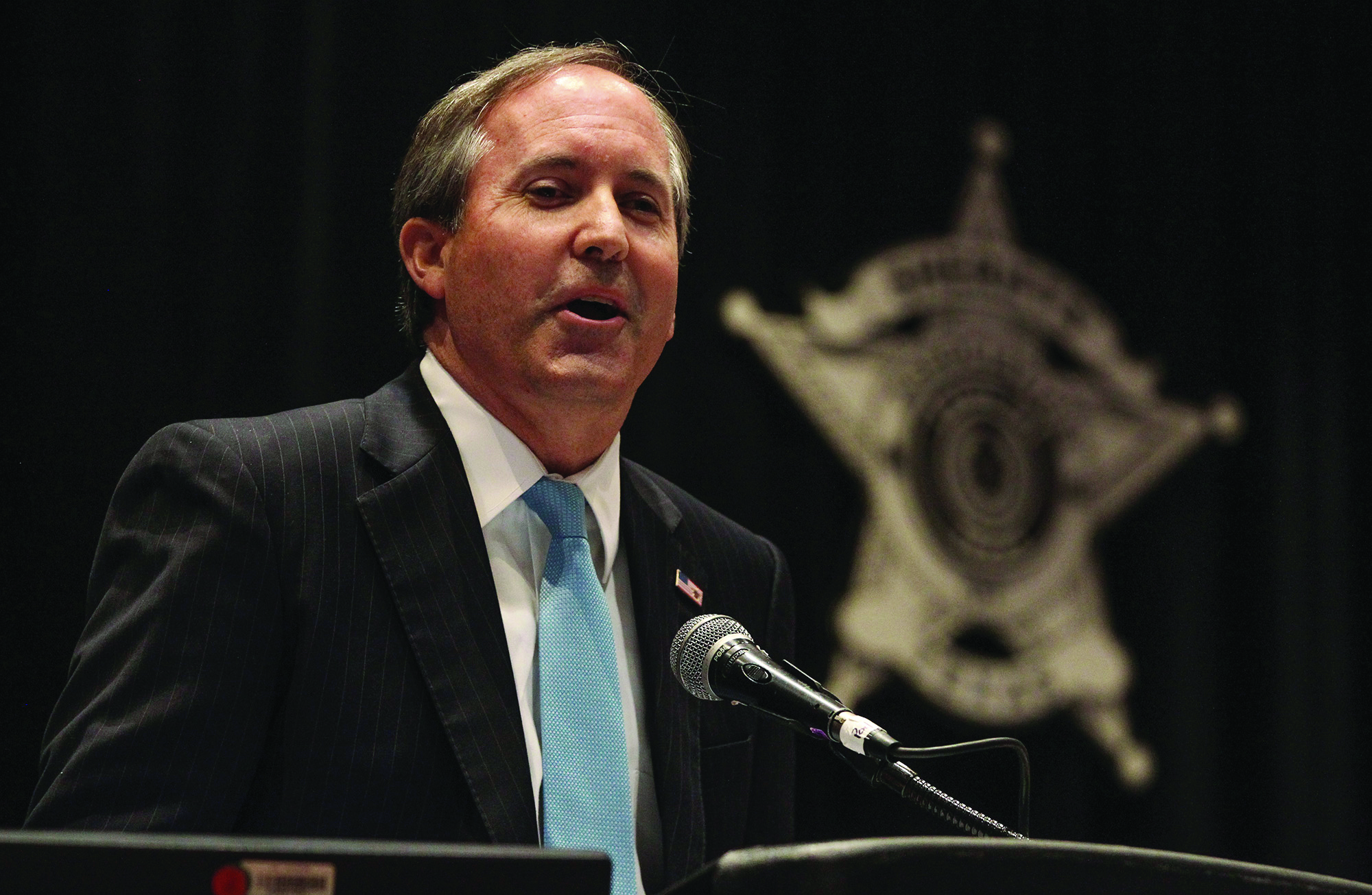 Ken Paxton campaigning