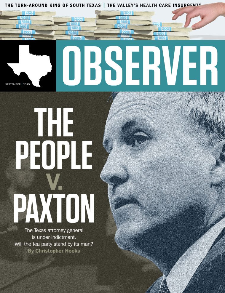 Texas Observer September 2015 cover