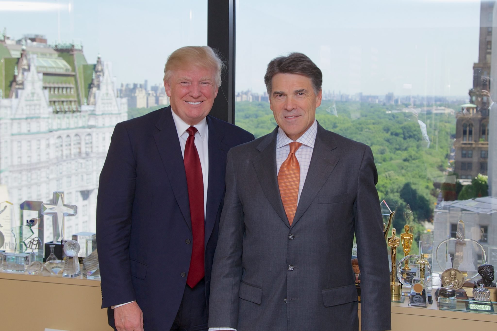 Donald Trump and Rick Perry