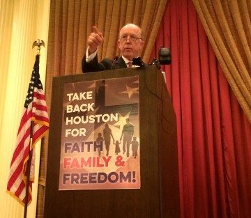 Steve Hotze of the Conservative Republicans of Texas