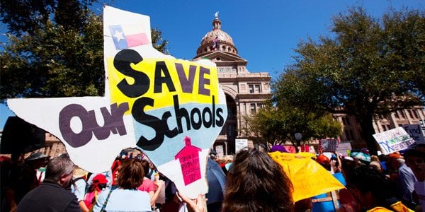 Save Our Schools rally