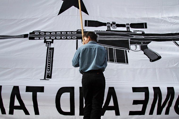 The Guns Across America pro-gun rally at the Texas State Capitol.