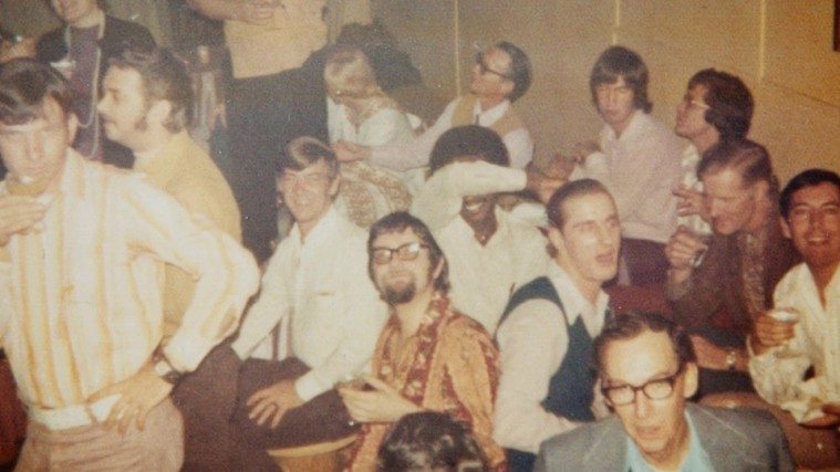 Patrons at the UpStairs Lounge in the early 1970's.