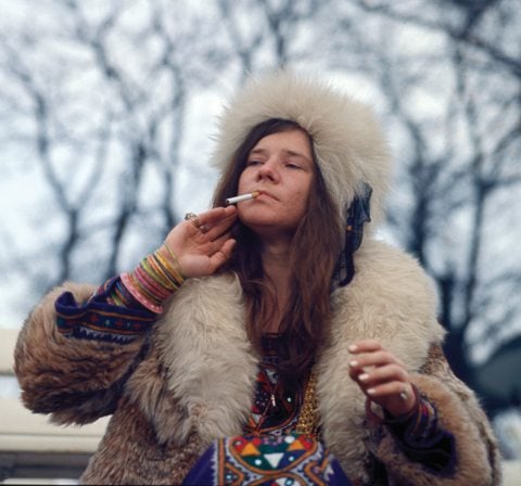 Janis Joplin in Denmark in April 1969.