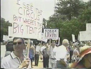In 1998, Log Cabin Republicans protested their exclusion from the "big tent" of the Texas GOP. Nearly twenty years later, the group still hasn't been able to secure a booth at the state GOP convention, but another, less vocally pro-LGBT group, was admitted this year.
