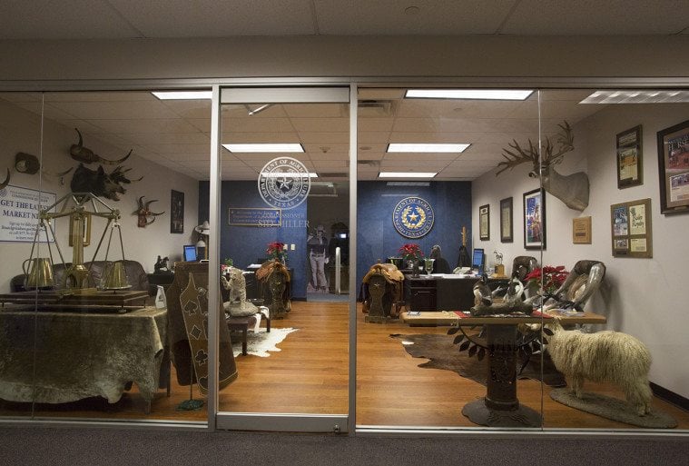 The lobby at the Texas Department of 