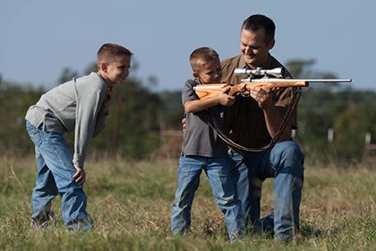 Kids! Guns! The Texas way.