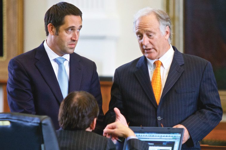 Kirk Watson and Glenn Hegar