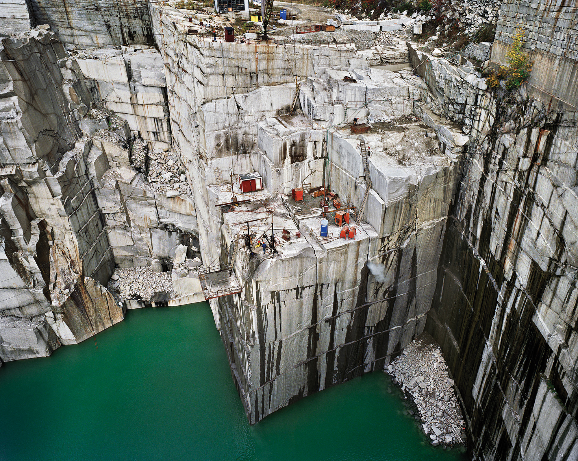 Edward Burtynsky’s photo, "Rock of Ages #7," was taken at the E.L...