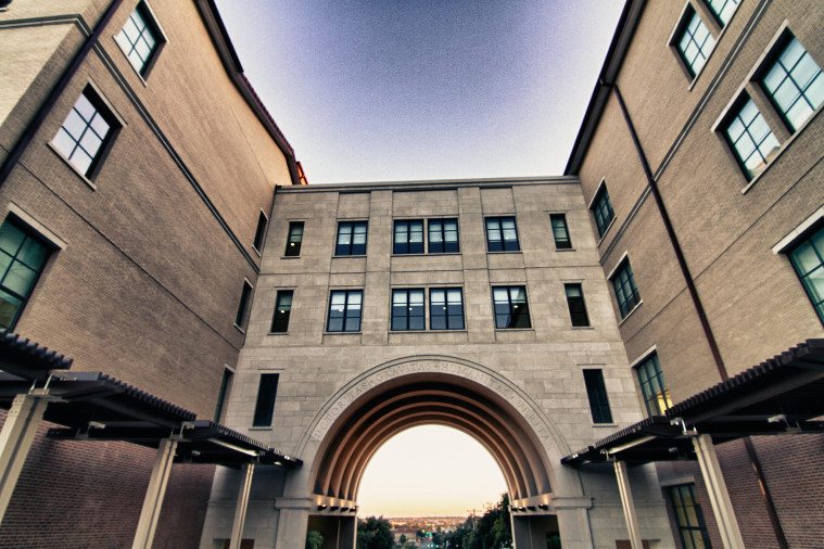 Texas State University campus.