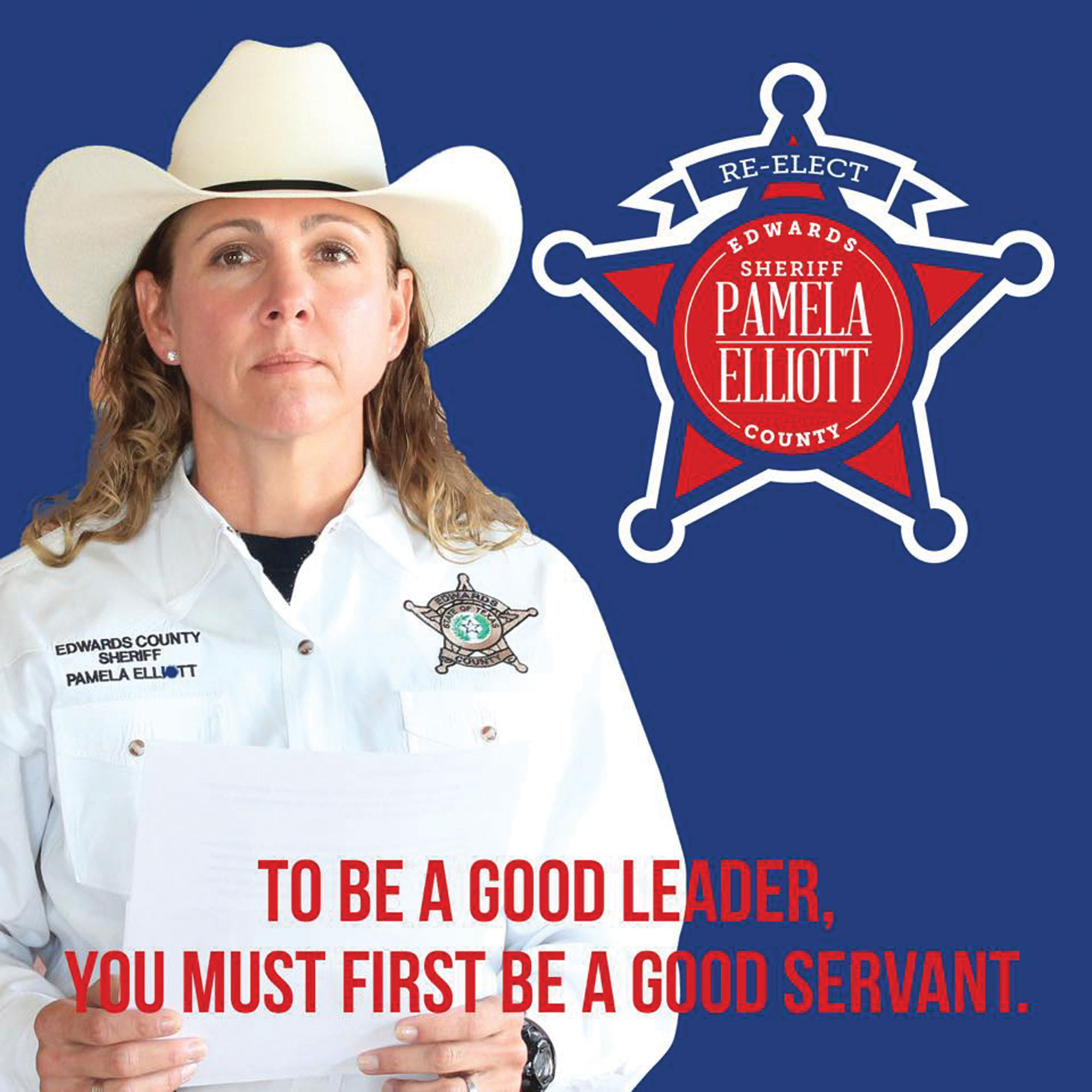An image from Sheriff Elliott's reelection campaign.