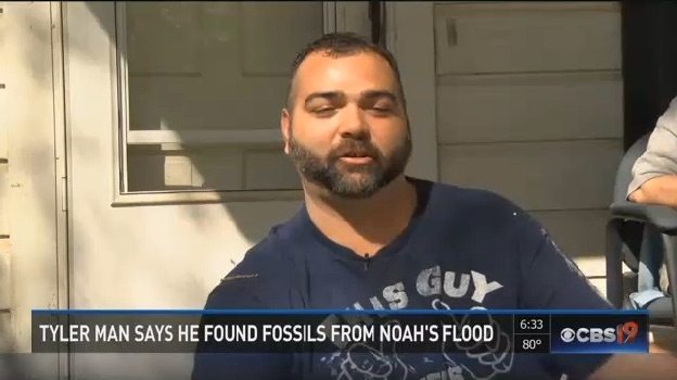 Tyler resident Wayne Propst believes he's found fossils from the biblical flood.