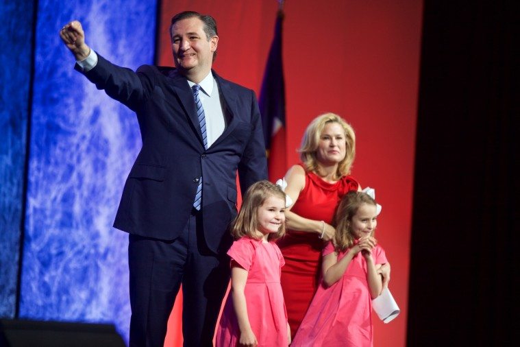 Ted Cruz and family