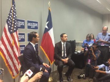 The Castro brothers told reporters at the Texas Democratic Convention that Texas would be 'competitive' in November.