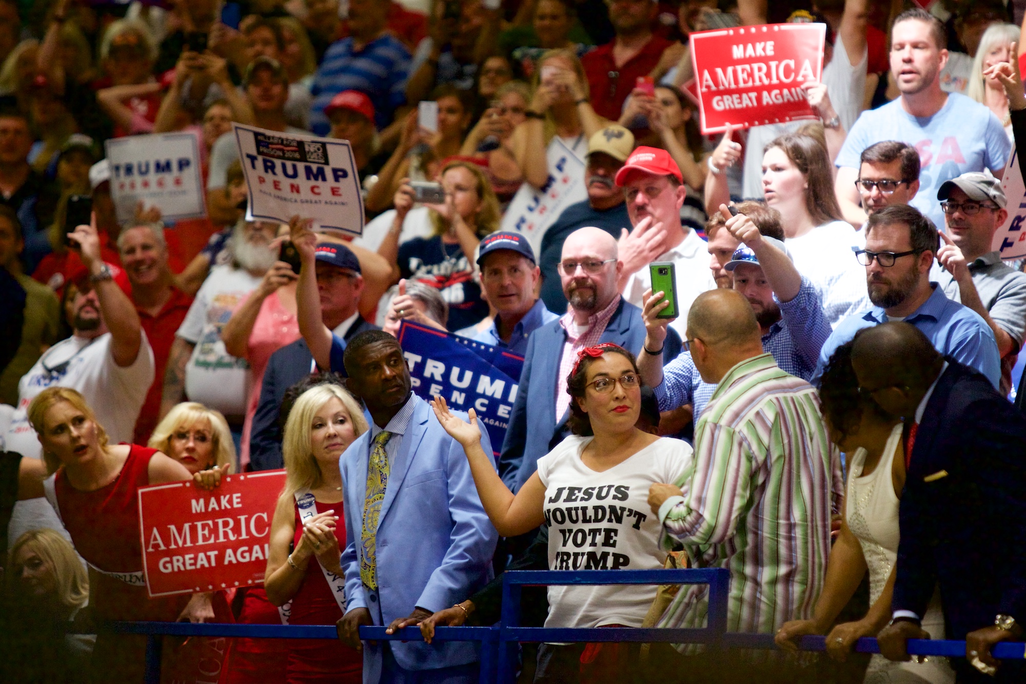 Donald Trump protester