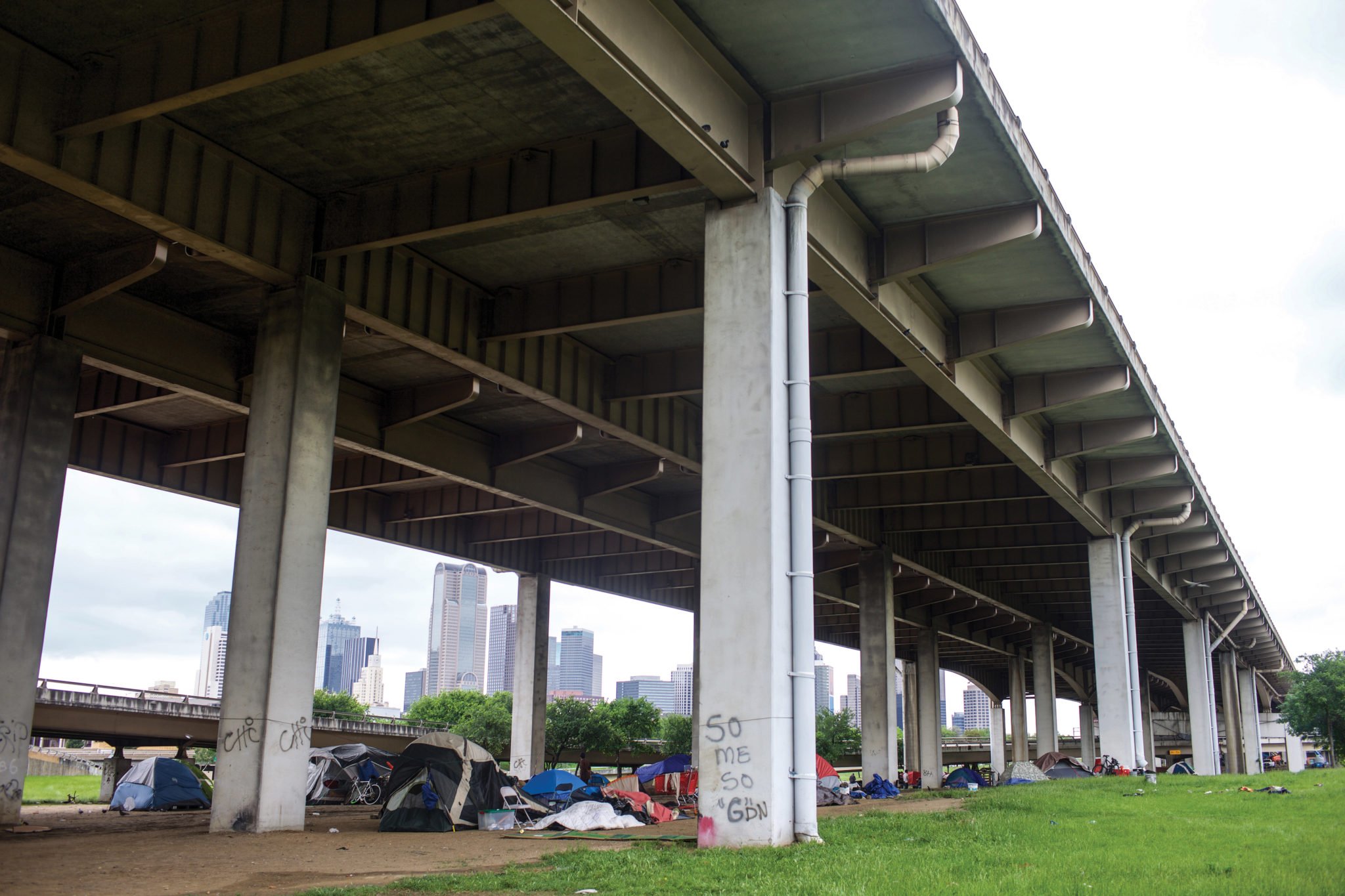 August 2016 feature tent city dallas homelessness