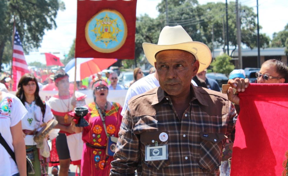 Romeo Garza, who was 6 years old during the 1966 Texas farmworkers' march.