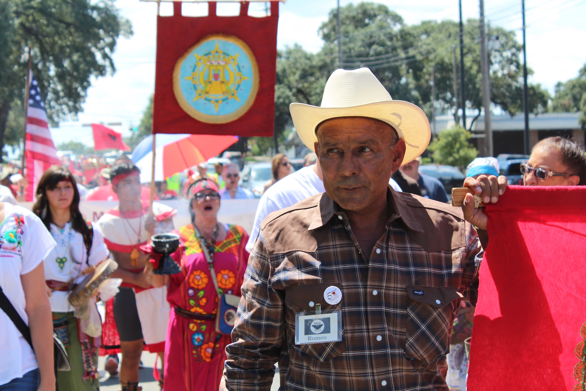 Romeo Garza, who was 6 years old during the 1966 Texas farmworkers' march.