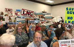 anti-LNG activists