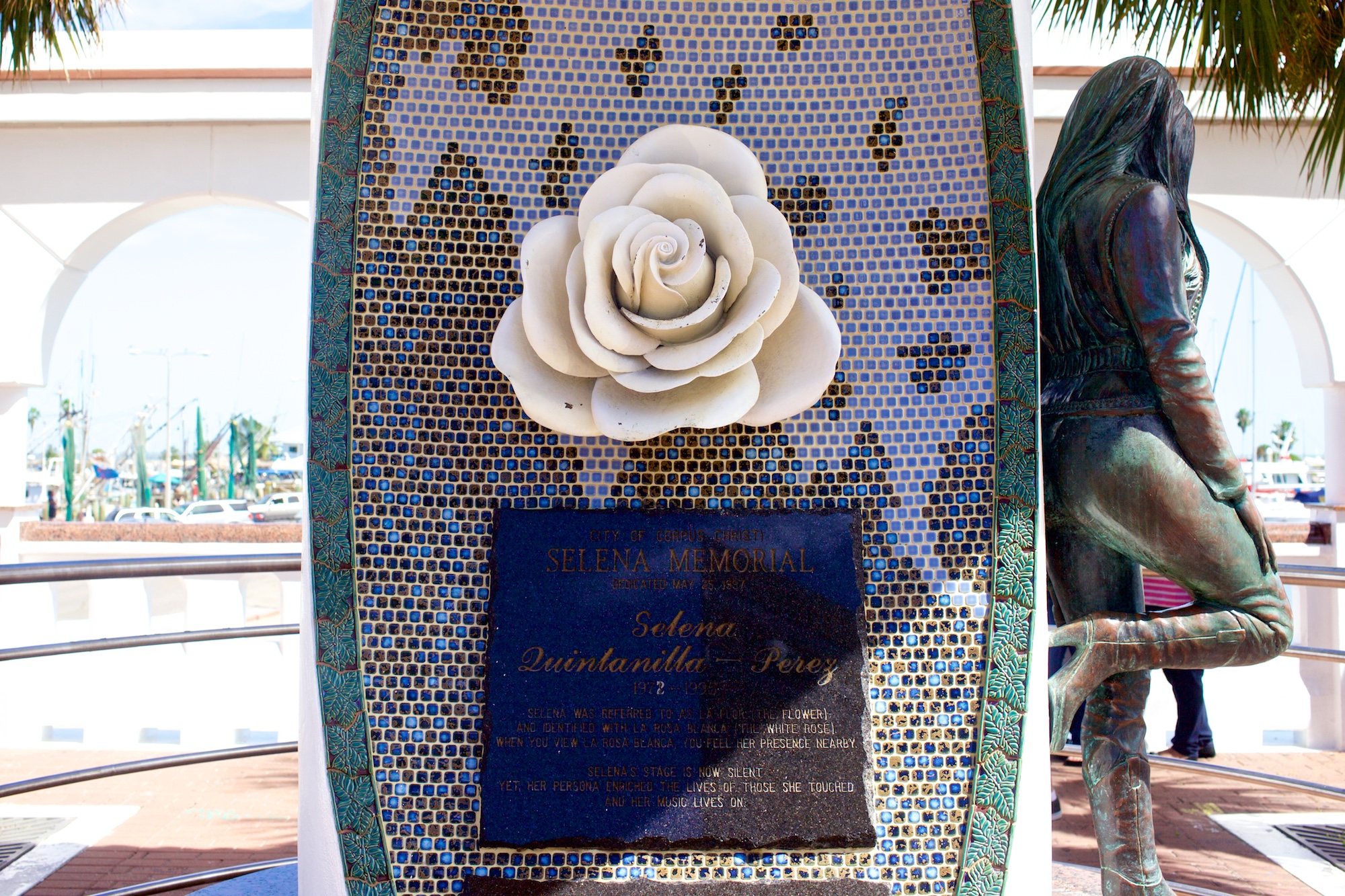 The Selena memorial in Corpus Christi.