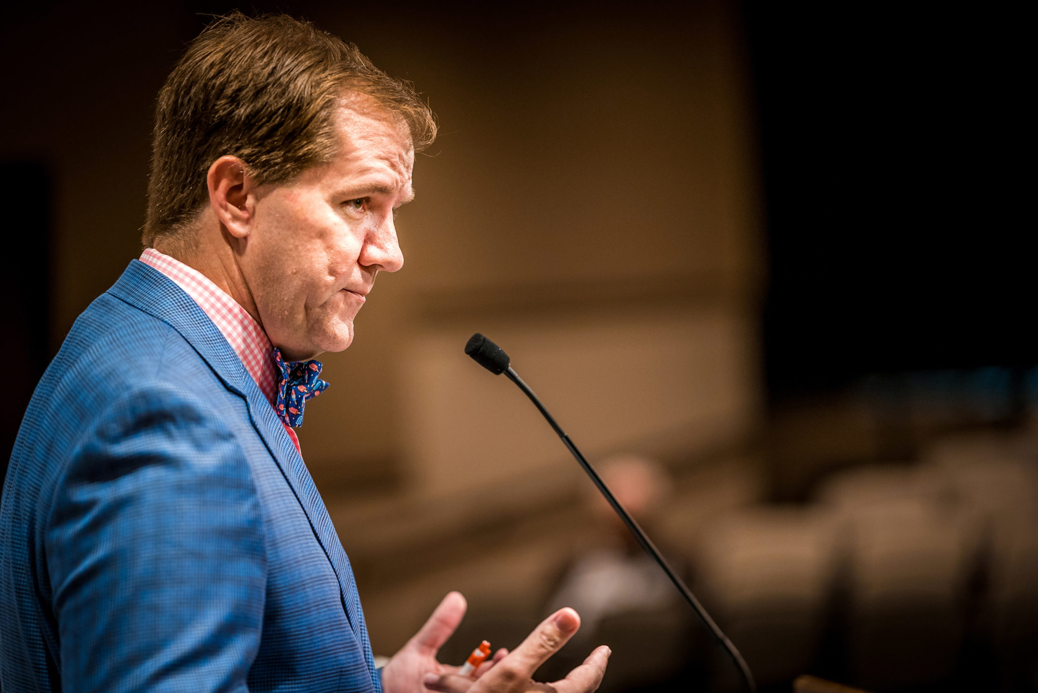 Texas Supreme Court Justice Don Willett speaking at the Federalist Society's 2016 Texas Chapter Conference Austin.