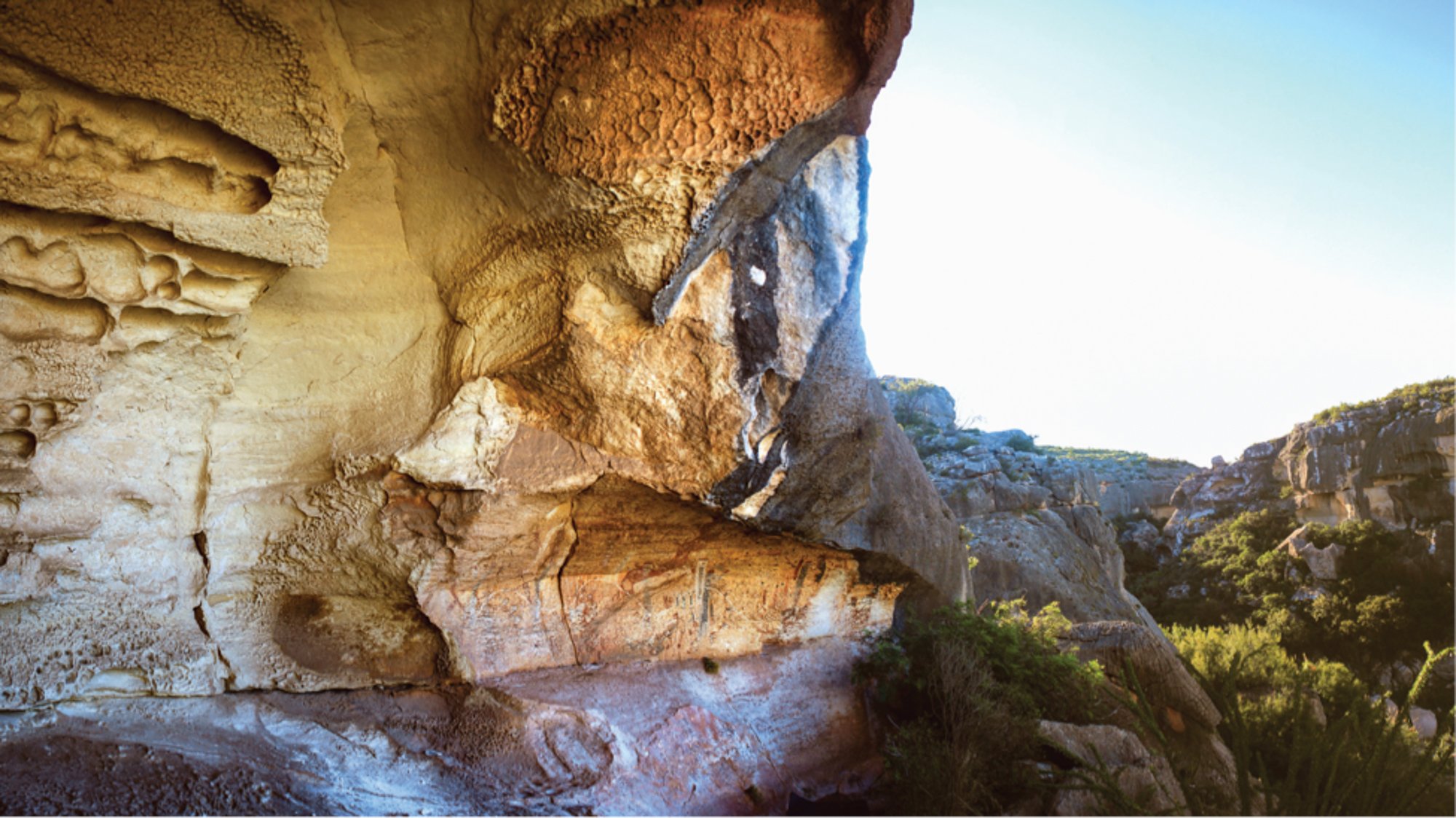 White Shaman Mural, Pecos