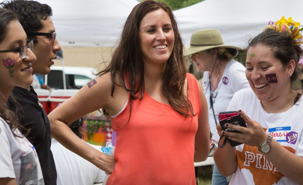 Cristina Tzintzún Ramirez at La Resistencia Fest in April 2017.