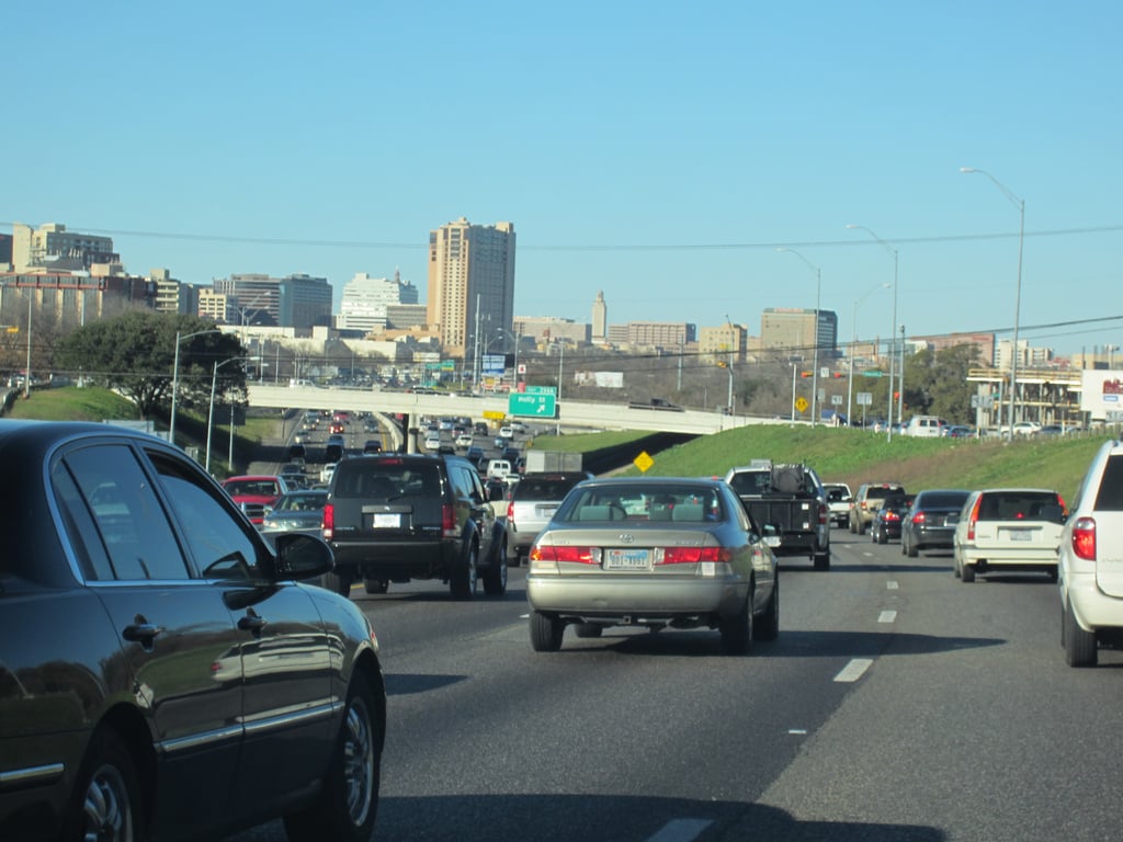 Traffic congestion on I-35 in Austin.