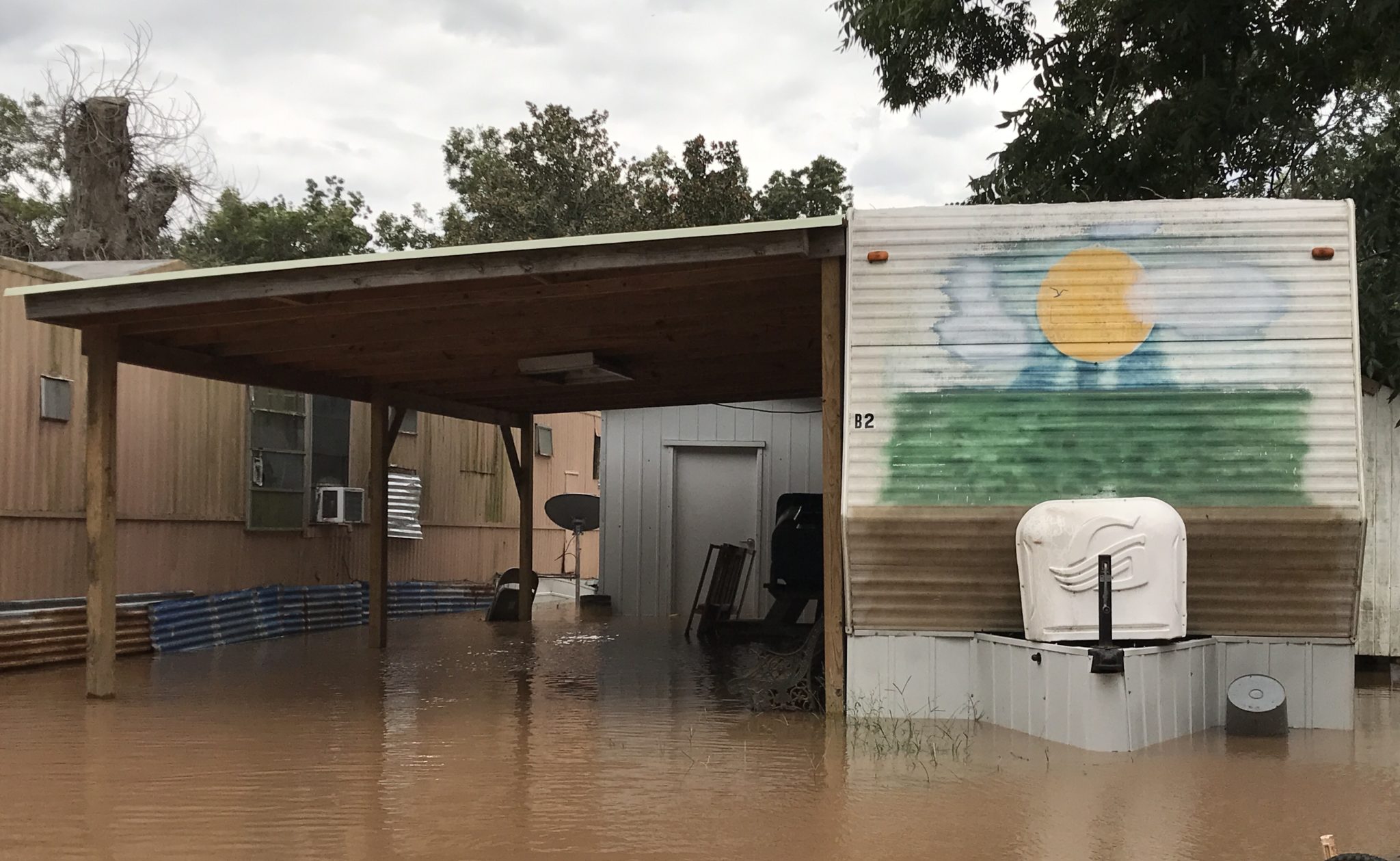 flooding trailer park