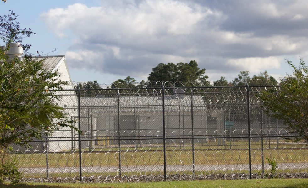 The Joe Corley Detention Facility, a for-profit prison in Conroe owned by GEO Group.