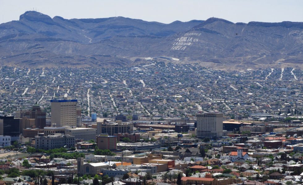 Scenic Drive Overlook offers a view of both El Paso and Ciudad Juárez.