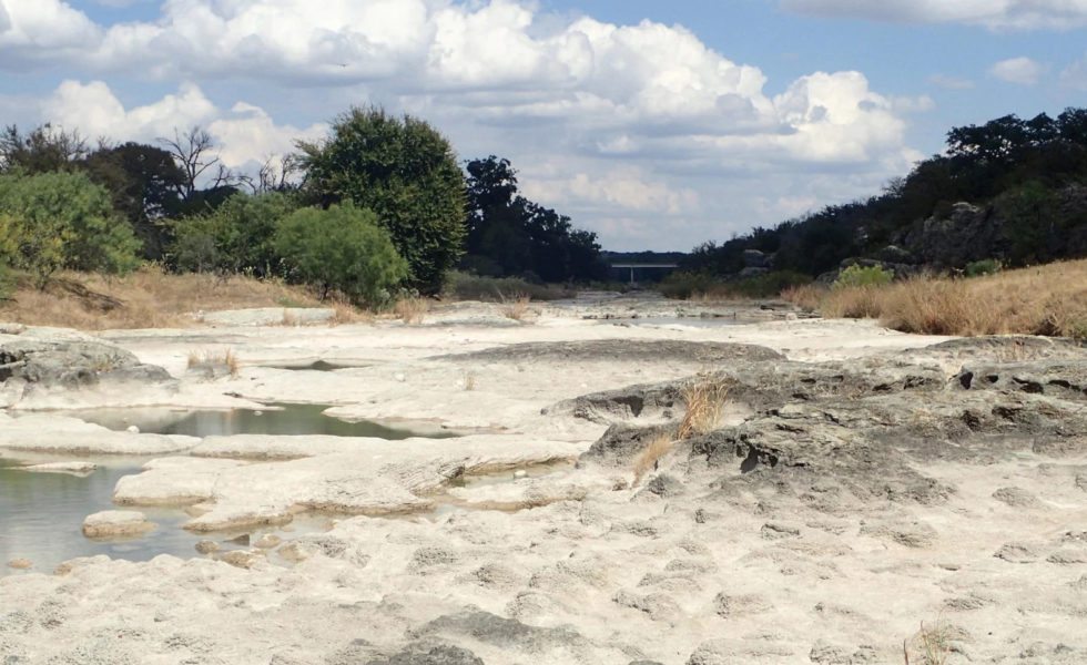 The San Saba River between Menard and Brady.
