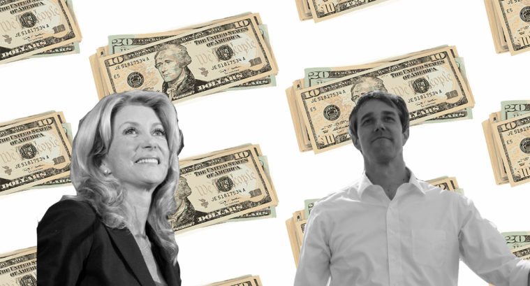 Wendy Davis, Beto O'Rourke
